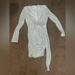 Silver dress for sell